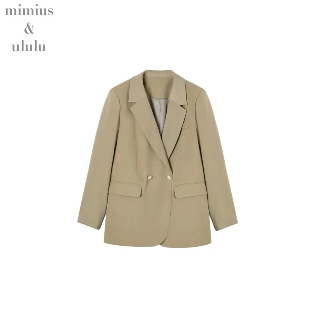 Tea-Color Oversized Blazer
